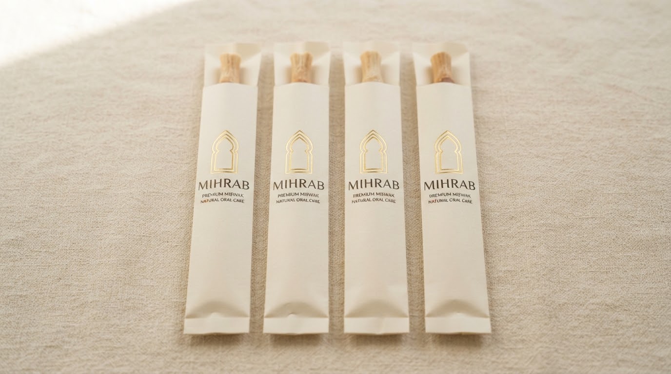 Premium Miswak Set — Four naturally sourced miswak sticks