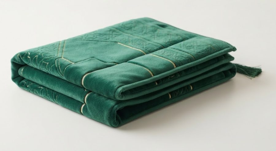 Padded Prayer Mat — Emerald — alternate view